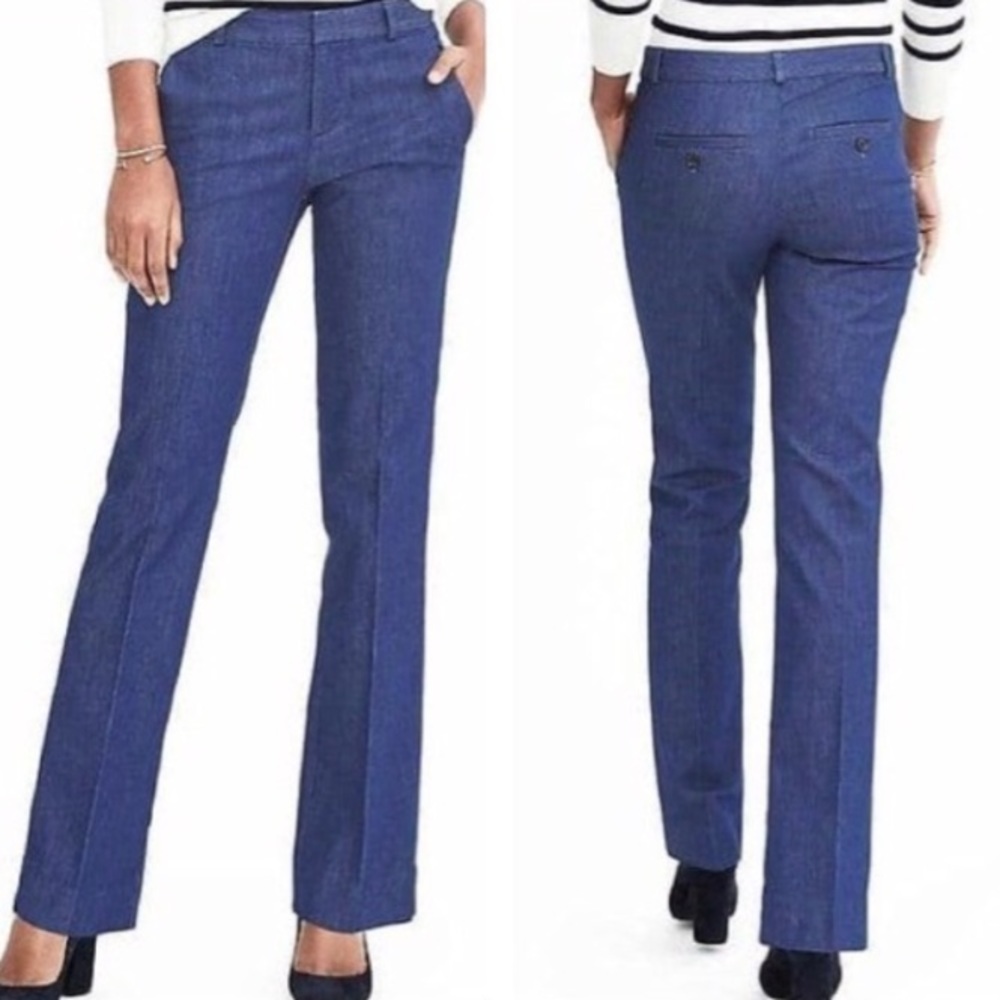 Banana Republic high waisted wide leg denim pants